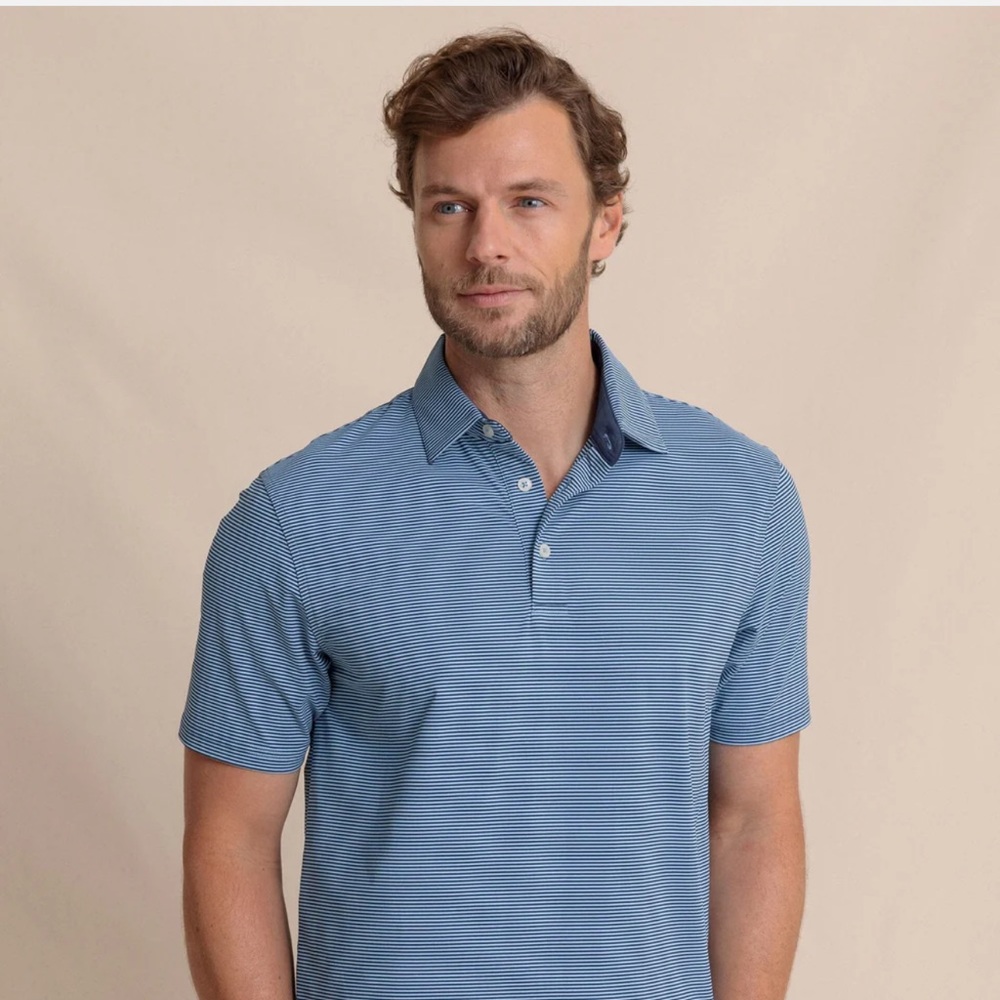 Men's Southern Tide brrr°®-eeze Meadowbrook Stripe Polo